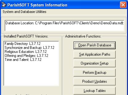 48 Manage Lookup Tables ParishSOFT provides a Lookup Table management utility that lets you configure the options in the following lookup tables in your software: Career Types Celebrants Contribution