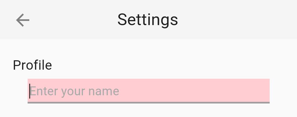 This will take you to the Settings screen: Enter your name as you wish it to