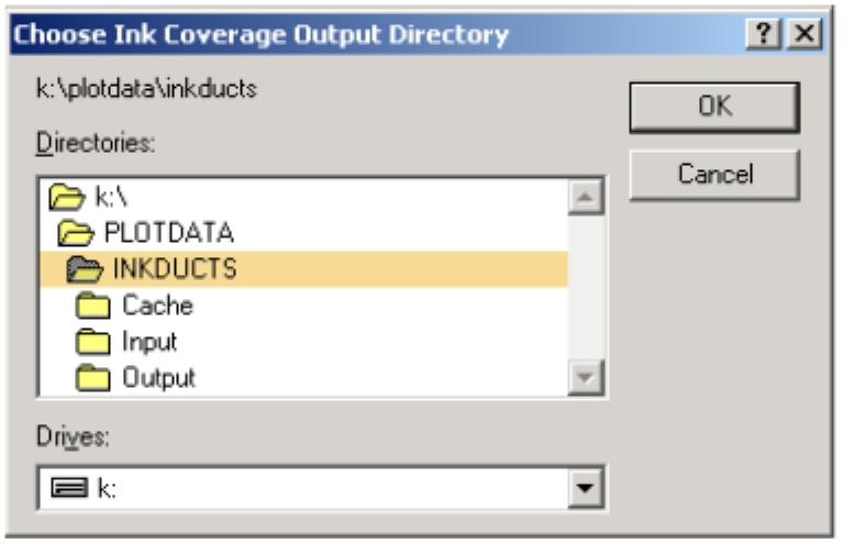 5.3.4 Output Options This section describes the options available in the Output Options panel: To set the Output Options: If you are outputting ink coverage data to a printer, check the Graph only