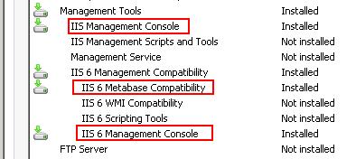 Scroll down and verify that the following components