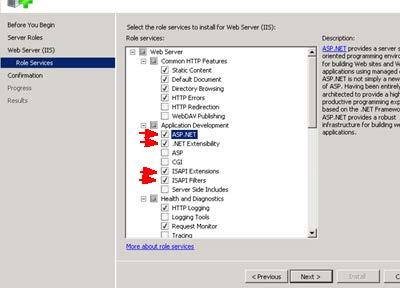 5. Select the following components to install them:.