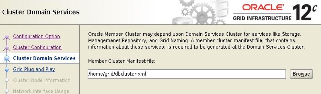 database member cluster uses