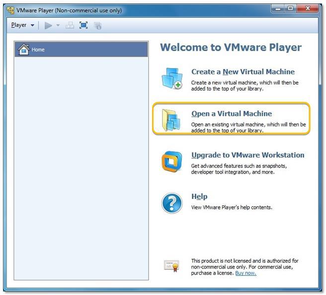 FusionHub Installation Guide Installation Guide Installation VMware on ESXi VMware Server ESXi Server 4.3 VMware Player 1. Download VMware Player 6.0 from https://my.vmware.