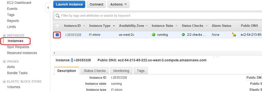 Select FusionHub s running instance by clicking on it once. 3.