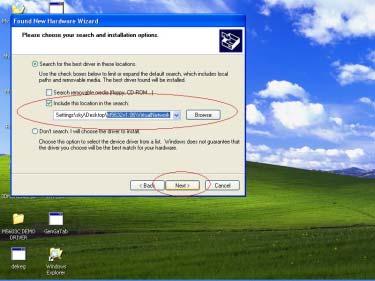 Step 3: Also, in Windows XP system, there will be a