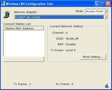 Chapter 4 Access Point Mode Configuration 4.1 Configuring Access Point You can configure the USB Adapter as an access point for other wireless clients on your network.