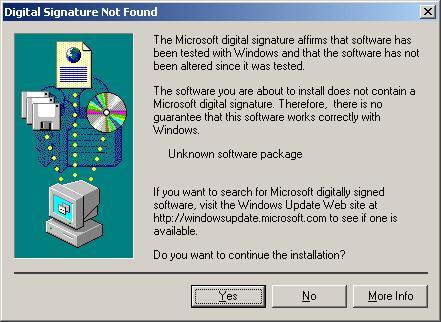 For Windows 2000, click Yes at the Digital Signature screen. Step 6: Remove the Driver & Utility CD from your CD drive and then restart your PC. 2.2 Install Driver In most cases, Windows will automatically install the driver after the PC is restarted.