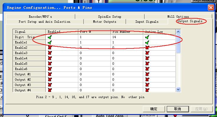 then select the Output Signas as Fig10,setting as Pin 1 and
