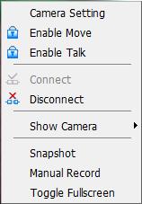 4.2. Enable Move/Area Zoom: With cameras that support PT function, click the Enable Move function to adjust the current camera s view by clicking on the display screen.