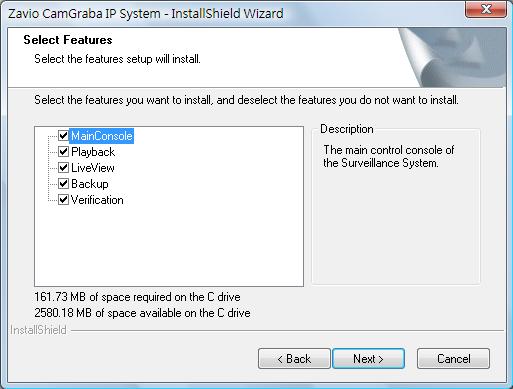 Select folder where setup will install files.