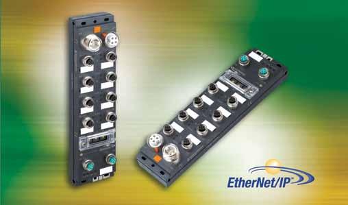 New Product Bulletin PB 327 Lumberg Automation EtherNet/IP Modules for Industrial Automation Applications These 16 digital I/O channels with universal input/output functionality for direct