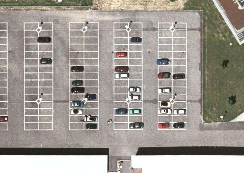 64 CHAPTER 4: GRID-BASED MODELS FOR DYNAMIC ENVIRONMENTS Figure 4.4: Google Map image of the parking lot of the Department of Computer Science at the University of Freiburg. 4.2 Experimental Evaluation We implemented our proposed model and tested it in simulation and using data obtained with a real robot.