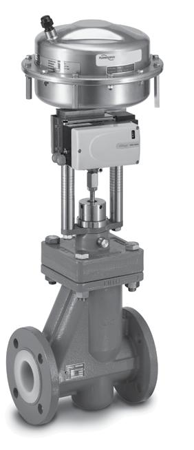 The Logix 500si digital positioner also lends itself for mounting to any type of diaphragm actuator.