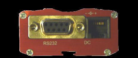 4. Connectors pin-out HIT RS232 front and back panel