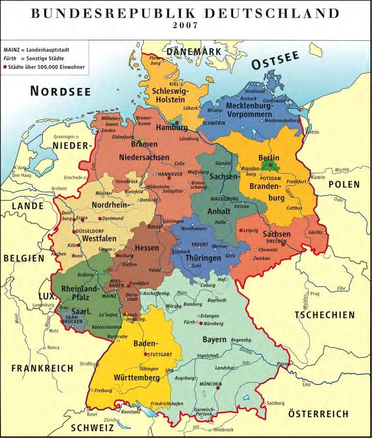 Federal structure of Germany
