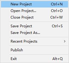 (2)Open Project: Open