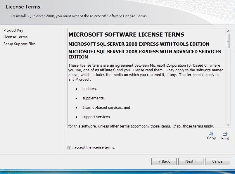 1.2.6 License Terms: Review and accept