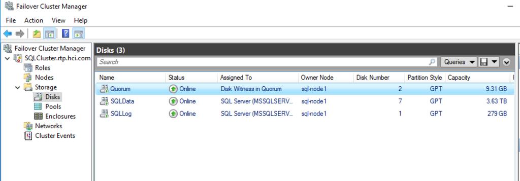 6 SQL Server Clustering SQL Server clustering is set up by adding one or more SQL Server instances to a Windows failover cluster. A Windows failover cluster uses shared storage.
