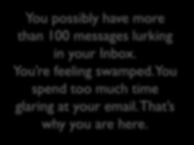 You possibly have more than 100 messages lurking in
