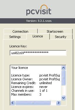 Note: Before inputting a new license key, make sure that you have saved your old license key (email, print out etc.