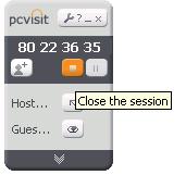 1 Line of vision Usually the Host will automatically request remote control rights from the beginning of a pcvisit ProfiSupport session.