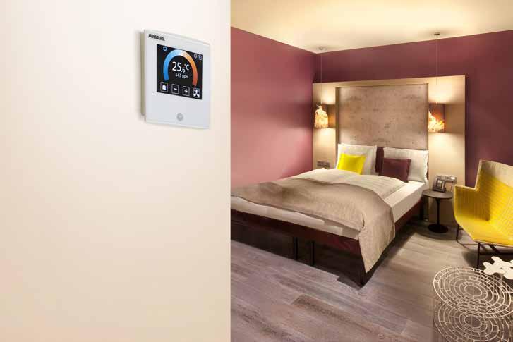 Controllers for comfortable indoor climate and energy efficiency Produal controllers are widely used in various commercial and public facilities to implement optimal room climate