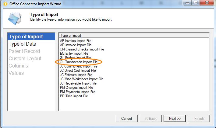 ) NOTE: you do not need to have the columns in the order of the lay out of the Sage 300 CRE import file format. You can format the cells as you like.