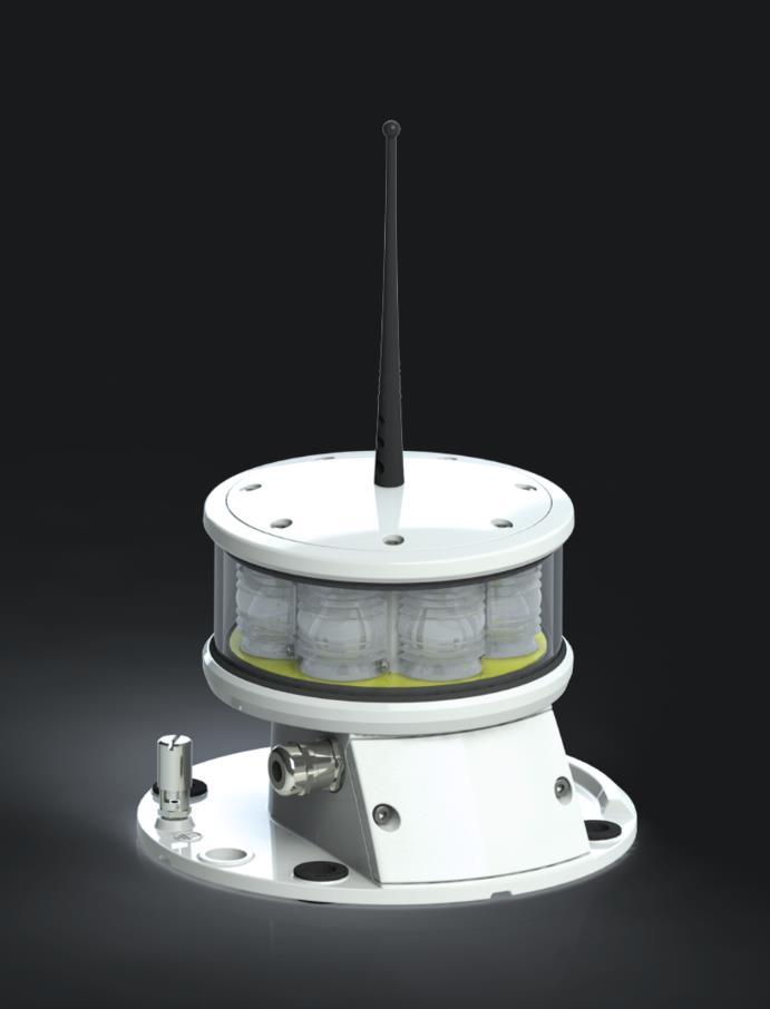 Data sheet LED 160 NAi For use as a 5 nautical mile beacon on offshore wind turbines Maintenance-free LED technology Standard NAi bus interface for power supply and communication Suitable for series