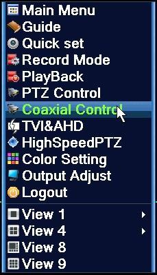 NOTICE: For adding IP cameras, choose the suitable mode in this menu, according to the resolution of IP cameras.