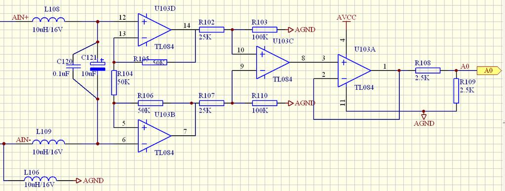 Fig. 4 ADC Interface Circuit 3.4. Power module design The device is a portable instruments, so it powered by a battery. The battery provides 3.3V power; the MSP430F149 has low supply voltage range, 1.
