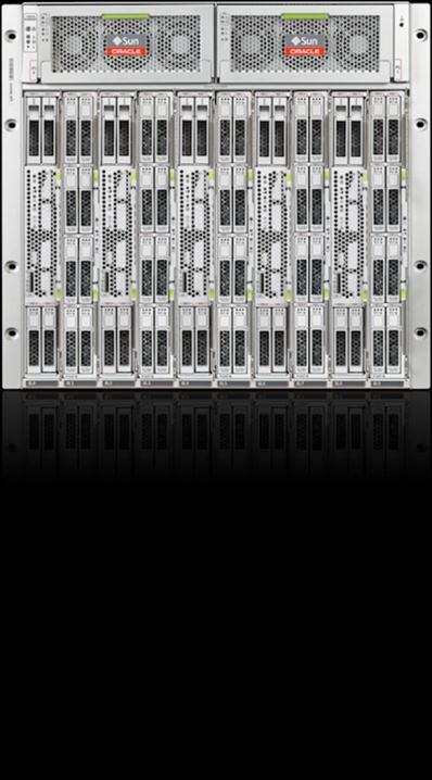 Sun Blade Modular Systems Ideal blade platform for virtualization Scale up to 1280 threads in 10RU Mix/match up to ten SPARC or x86 server modules, up to 9 storage modules with one server module