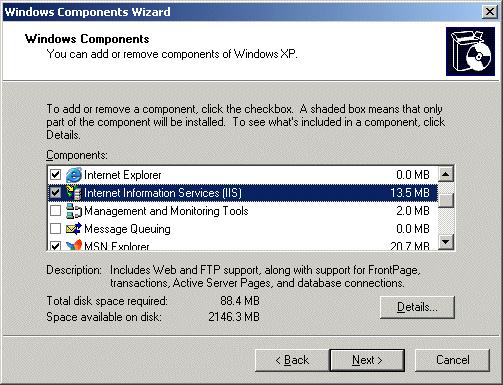 Appendix C FTP Service Installation and Settings When configuration backup is performed on a Windows server or client, the FTP service should be installed on the Windows server or client.