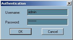 Logging In Before you start the playback program, it is necessary for you to log in to the application software. The figure below shows the login dialog.