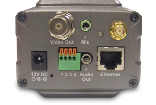 I/O Connector Definition for the Internet Camera I/O Connector The DCS-3420 provides a general I/O terminal block with one digital input and one relay switch for device control.