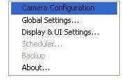 Camera Configurations When you log in for the first time, you should configure this application software to connect the DCS-3420 in Configuration Menu > Camera Configurations, shown in the figure