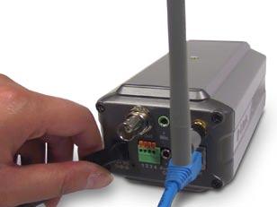Once your wireless configuration is set, you may disconnect the Ethernet cable and begin communicating wirelessly with your DCS-3420.
