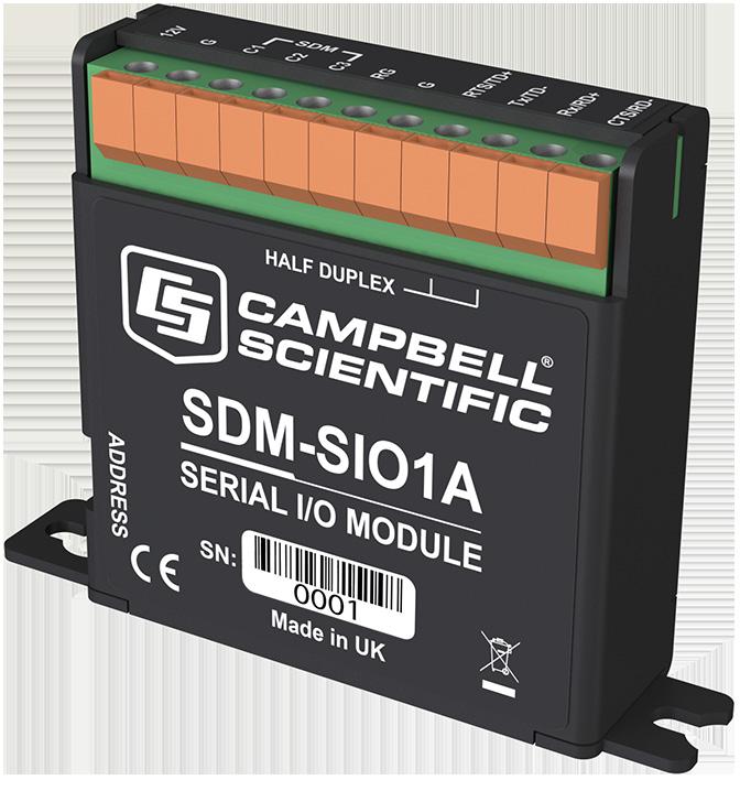 Synchronous Devices for Measurement (SDMs) SDMs are addressable peripherals that expand the datalogger s measurement and control capabilities.