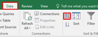 Excel 2016 Advanced Page 103 If we click on this Sort button you will see the following, which is