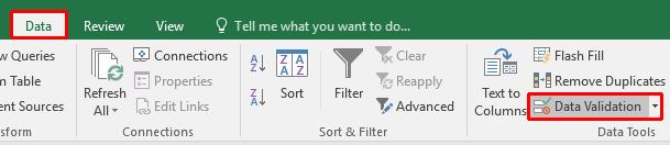 Excel 2016 Advanced Page 168 This will display the Validation dialog box.