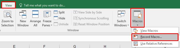 Excel 2016 Advanced Page 202 Macros within Excel 2016 Recording an Excel macro Open a workbook called Macro 01.