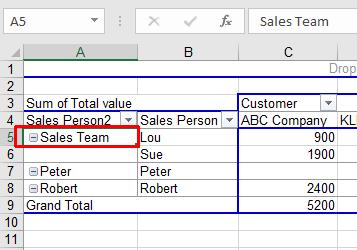 Excel 2016 Advanced Page 24 In this case the group has automatically given the name of Group1.