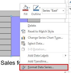 Excel 2016 Advanced Page 57 This will display the Format