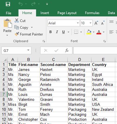 Excel 2016 Advanced Page 95 Sorting, Filtering & Totalling data within Excel 2016 Sorting data by multiple