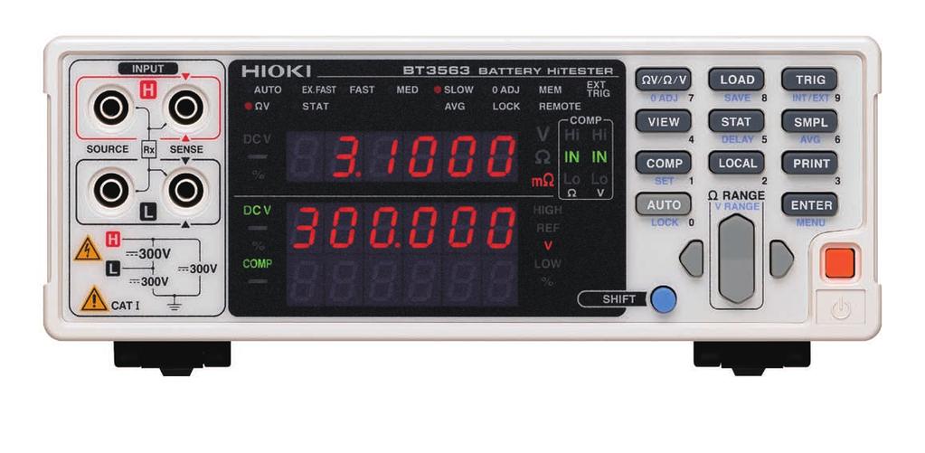 - HIOKI is The Choice The BT3563, BT3562, and 3561 BATTERY HiTESTERs support simultaneous high-speed measurement of internal resistance (IR) and battery voltage (OCV) for the ever-expanding