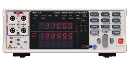 01% accuracy) is ideal for the high-precision voltage measurements required for cell testing (BT3563 and BT3562).