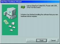 5. The Hardware Wizard will search the floppy, and a new window will appear (shown in Figure 6-4), notifying you that Windows is now ready to install the best driver for this
