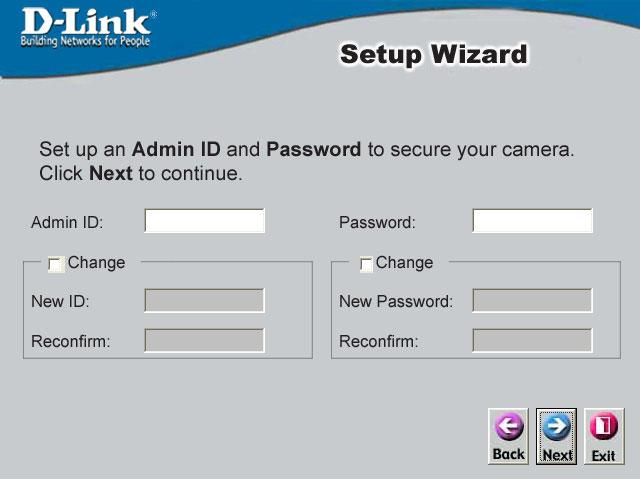 Using the Setup Wizard (continued) To run the Setup Wizard, click on Start->Programs->DCS-900 Series SetupWizard. Your camera s IP Address will be displayed here if it is valid.