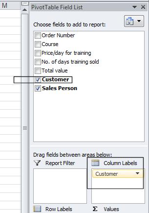Excel 2010 Advanced Page 11 Your data will now look