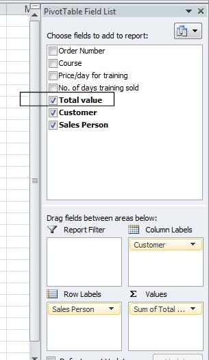 Excel 2010 Advanced Page 12 Your data will now look like this.