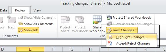 Remove the tick in the 'Track changes while editing' check box. Click on the OK button.